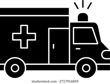 Línea de ambulancia Vector Icon Design