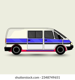 Ambulance Microbus Vector art Vehicle 