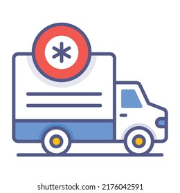 ambulance Modern concepts design, vector illustration