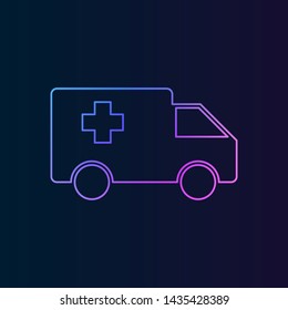 Ambulance nolan icon. Simple thin line, outline vector of Medicine icons for UI and UX, website or mobile application