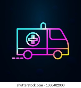 Ambulance nolan icon. Simple thin line, outline vector of speed icons for ui and ux, website or mobile application