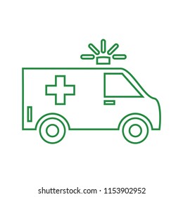 Ambulance Outline Icon