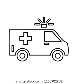 Ambulance Outline Icon