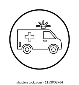 Ambulance Outline Icon