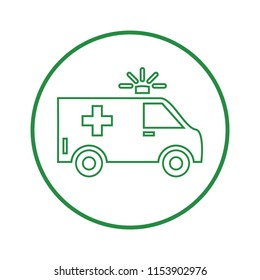 Ambulance Outline Icon