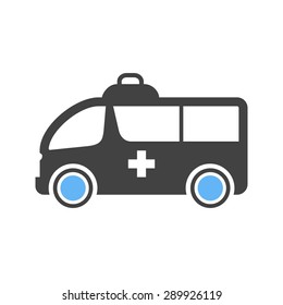Ambulance, rescue, aid icon vector image. Can also be used for healthcare and medical. Suitable for mobile apps, web apps and print media.