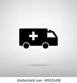Ambulance sign. Vector illustration