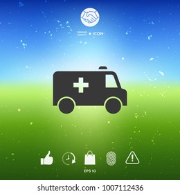Ambulance symbol icon