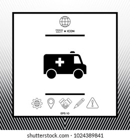 Ambulance symbol icon