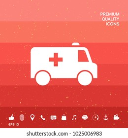 Ambulance symbol icon