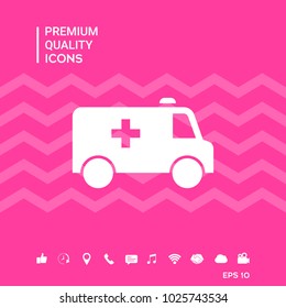 Ambulance symbol icon