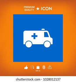 Ambulance symbol icon