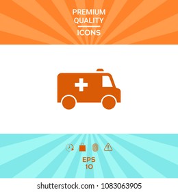 Ambulance symbol icon