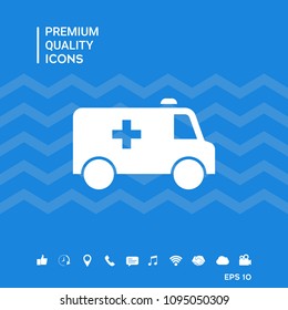 Ambulance symbol icon
