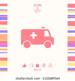 Ambulance symbol icon