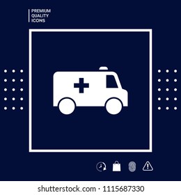 Ambulance symbol icon