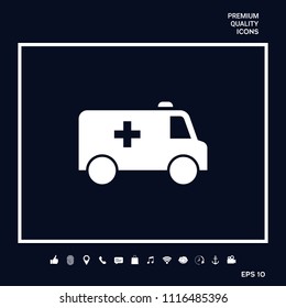Ambulance symbol icon