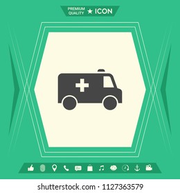 Ambulance symbol icon
