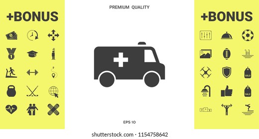 Ambulance symbol icon