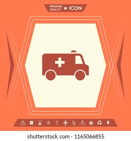 Ambulance symbol icon