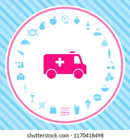 Ambulance symbol icon