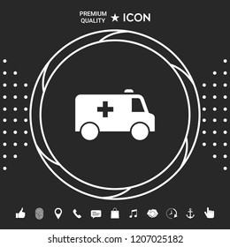 Ambulance symbol icon