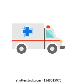 ambulance - transportation icon vector