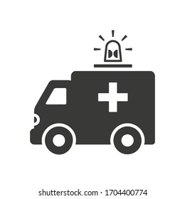 Ambulance van icon vector illustration 