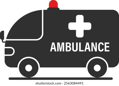 Ambulance van sign icon vector illustration