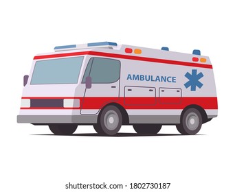 Female Nurse Ambulance Car Young Woman Stock Vector (Royalty Free ...