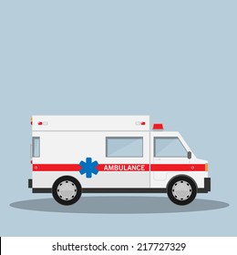 Ambulance vector car