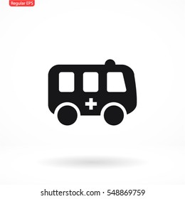 ambulance vector icon 10 EPS