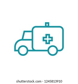 ambulance vector icon