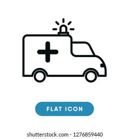 Ambulance vector icon