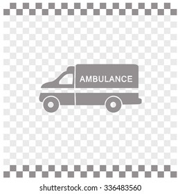 Ambulance vector icon.