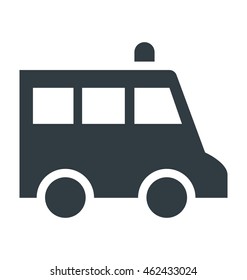 Ambulance Vector Icon