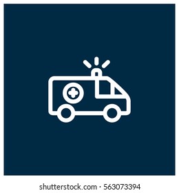 Ambulance vector icon
