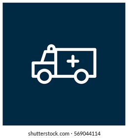 Ambulance vector icon