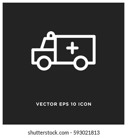 Ambulance vector icon