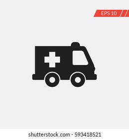 Ambulance vector icon