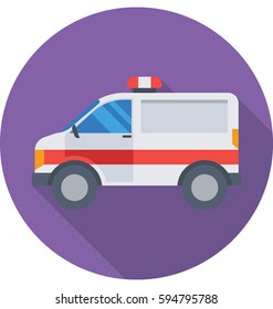 Ambulance Vector Icon