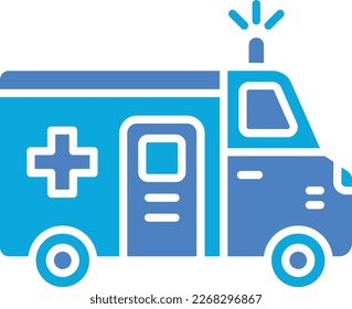 Ambulance vector icon. Can be used for printing, mobile and web applications.