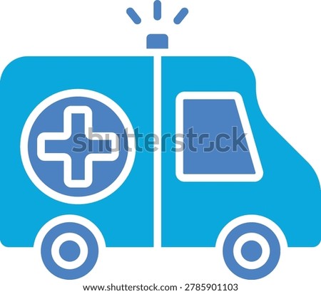 Ambulance vector icon. Can be used for printing, mobile and web applications.