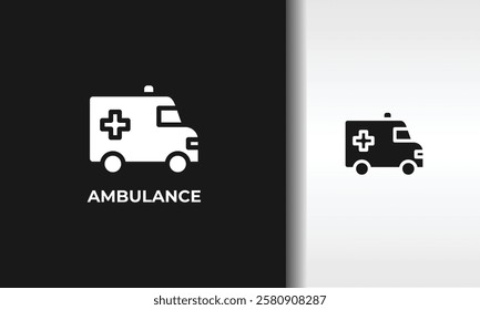 Ambulance Vector, Icon Or Logo Sign Isolated Symbol Illustration