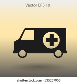 Ambulance vector illustration