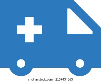 Ambulance Vector illustration on a transparent background.Premium quality symbols.Glyphs vector icon for concept and graphic design. 

