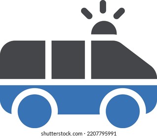  ambulance Vector illustration on a transparent background. Premium quality symmbols. Glyphs vector icons for concept and graphic design. 
