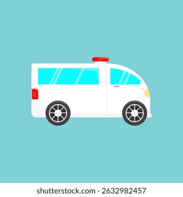 ambulance. vector illustration. vehicle theme. medical and health.
