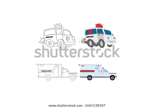 Ambulance\
Vector Transportation Illustration\
Bundle