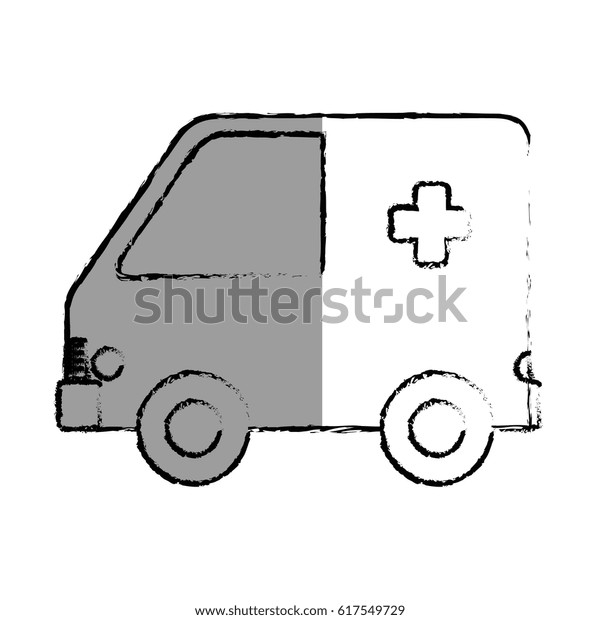 ambulance vehicle isolated\
icon